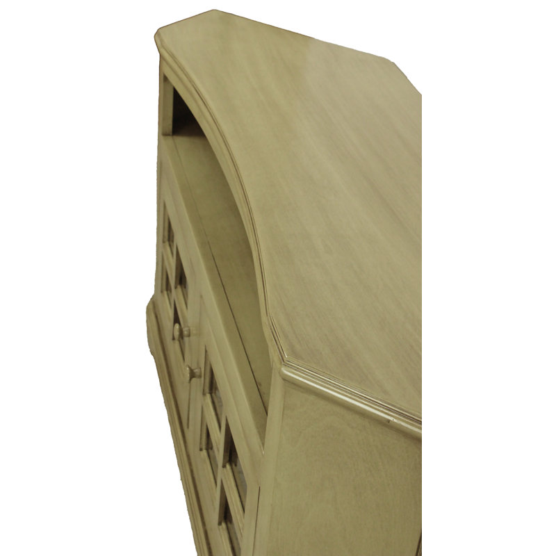 Inouye Unfinished Corner TV Stand for TVs up to 55", European Green