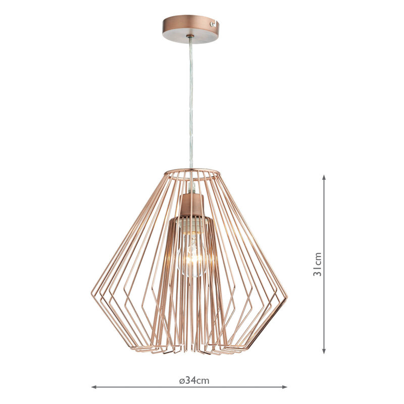 31 cm H Novelty Pendant Shade ( Screw On )