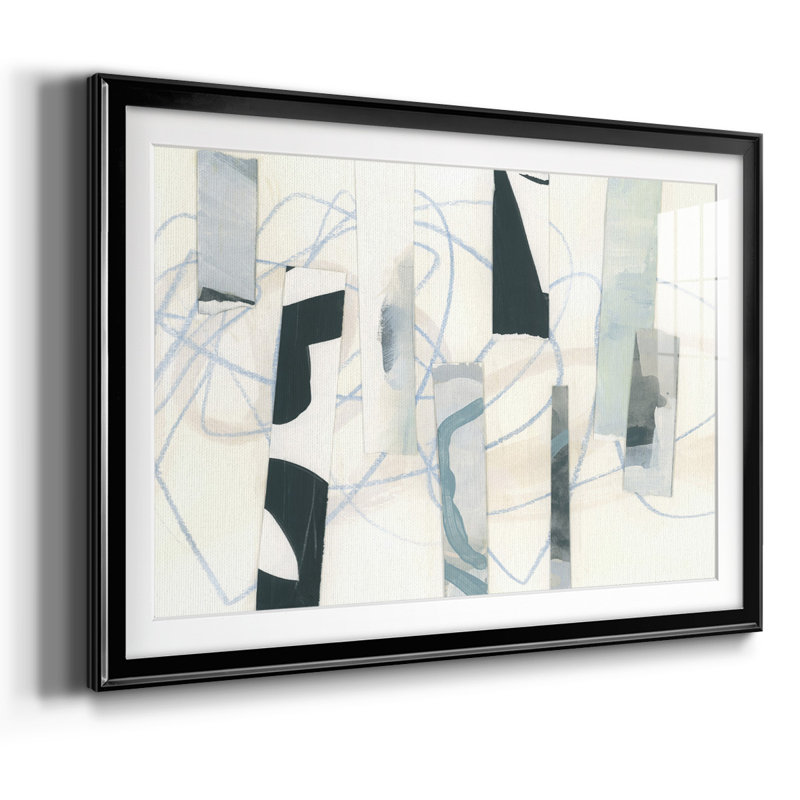 Ice Twine I-FramedFramed Print, H 27 po x l 39 po x P 1,5 po, Noir