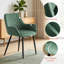 Modern Faux Leather/Suede Diamond Stitching Armchair Dining Chair for Dining Room, Bar, Restaurant, Hotel-1959534133