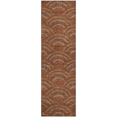 Premium Machine Washable Prisco Paprika Rug