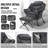 Lazy Chair With Folding Ottoman,Thick Padded Modern Accent Armchair,Upholstered Leisure Sofa Chair With Armrest,Reading Chair With Footstool For Bedroom,Living Room-1588520171