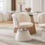 Tabouret de bar rotatif à hauteur réglable pivotant à 360 °-129812264