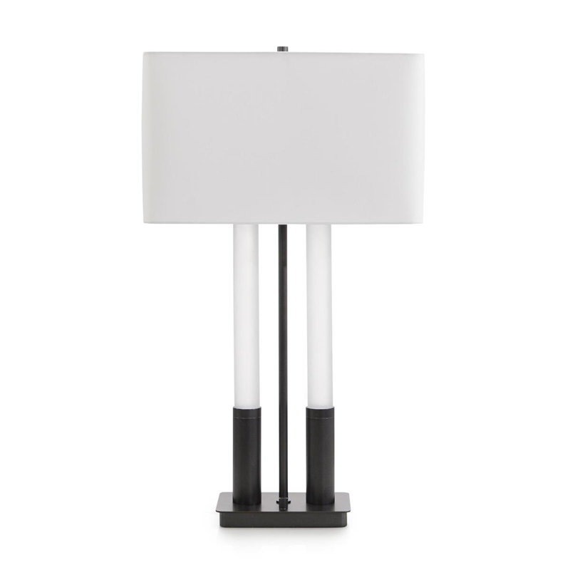 Gemini Table Lamp, Bronze, Rubbed Bronze