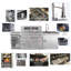 Îlot de cuisine en acier inoxydable 304 de 96 po à 3 brûleurs avec 3 refroidisseurs à vin et 85 000 BTU 96 po-126190942-126190944