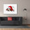  «Christmas Bloodhound» par John Hovenstine, art mural sur toile, 54 po x 40 po