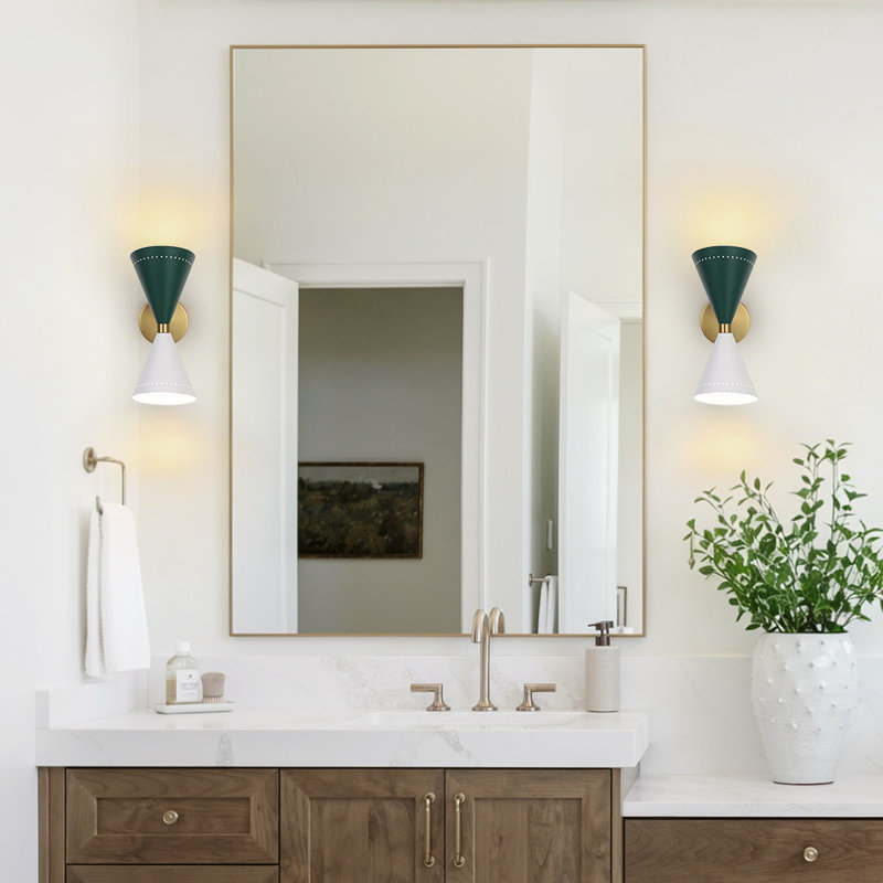 2-light Cone Up Down Wall Sconce