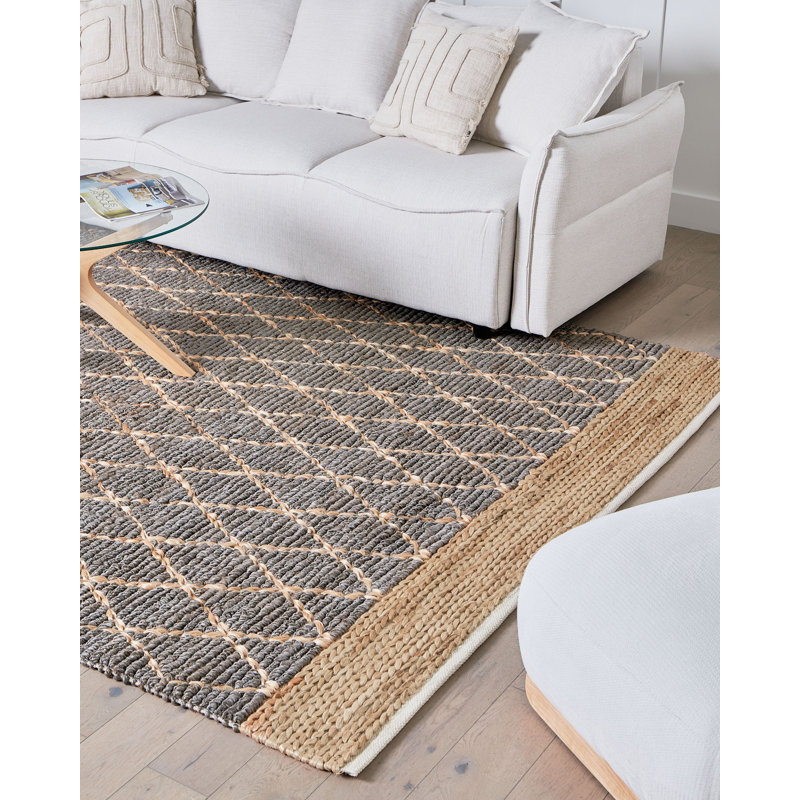 Rug TELLIKAYA Jute Grey, Rectangle 200 x 300 cm