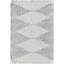 Tapis gris à poils longs Zaya Mason-40018661