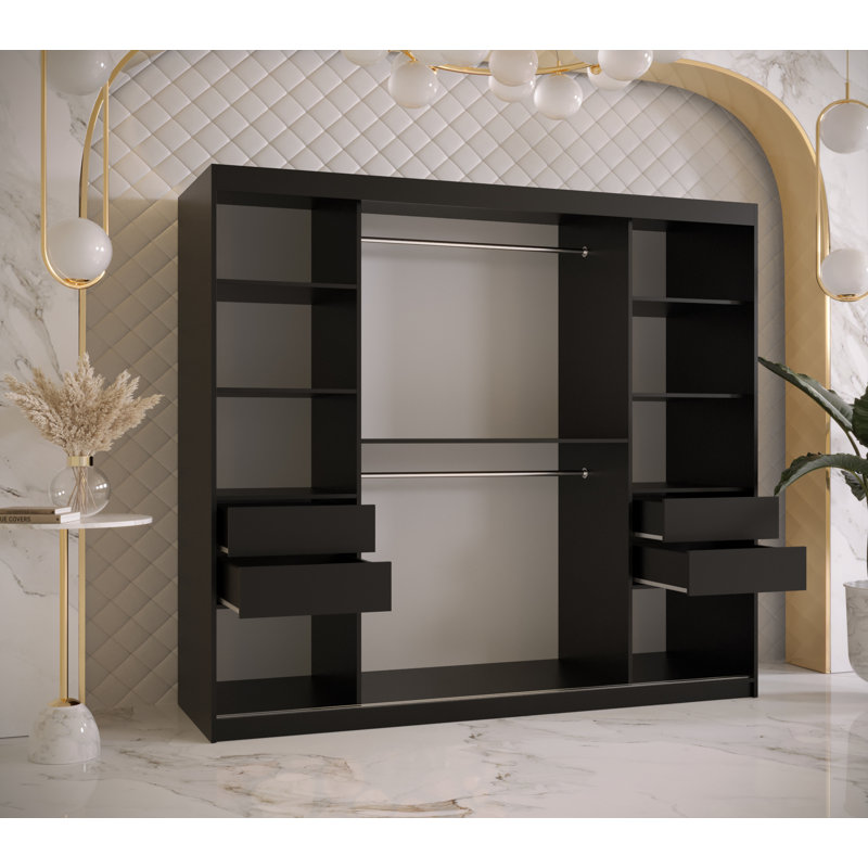 Gagner 45.3cm Drawer, Black