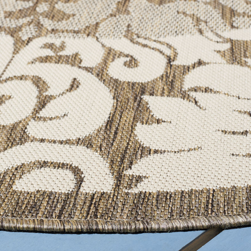 Strozier Performance Ikat Rug, Round 6'7"