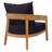 Modway Brisbane 3-Piece Teak Wood Outdoor Patio Outdoor Patio Set-1334011221