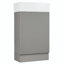 Ensemble de meuble-lavabo simple 18,6 po avec plateau en céramique Soraiya-1819251217