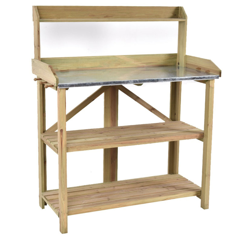 41.5'' W Metal Top Workbench