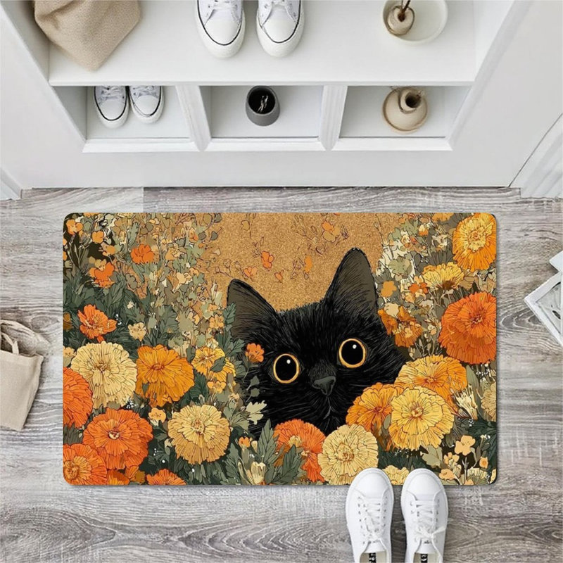 Tapis d'intérieur brun 24 po x 36 po pour chat