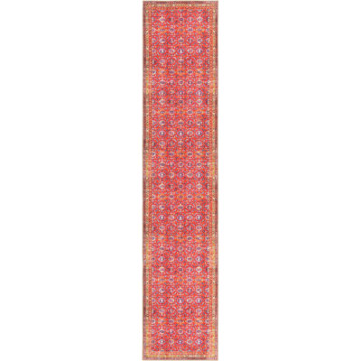Tapis oriental rouge Ellizabeth