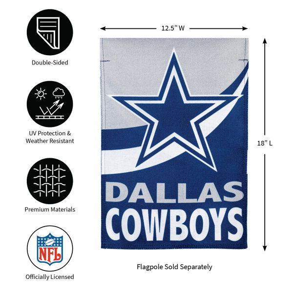 NFL Flag Team: Dallas Cowboys 28 inches by 40 inches