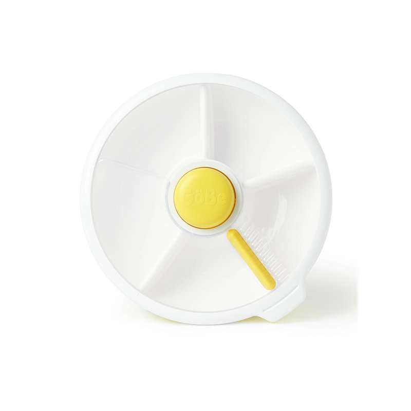Contenant de rangement d'aliments, Jaune