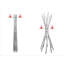 Edelstahl Freestanding 6 - Hook Coat Rack-70227663