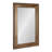 Wamblee Wood Rectangle Framed Wall Mounted Traditional Accent Mirror-655387981