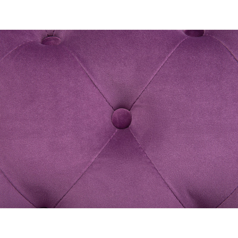 Balfor Velvet Sofa, Purple