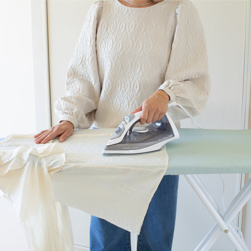 Brabantia Size B Ironing Board with Solid Steam Iron Rest, Soothing Sea