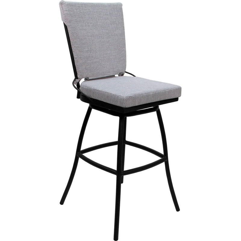 Crème - noir - assise de 30 po, Noir, Crème