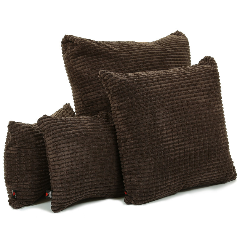Alston Square Cushion, Small, Brown