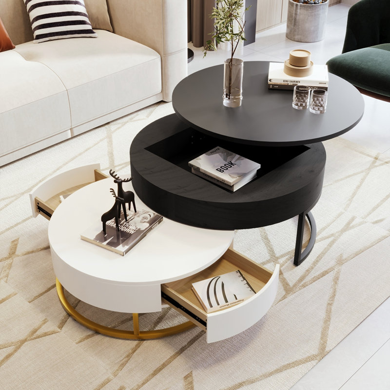 Tables basses gigognes à 2 tiroirs Modern Modern