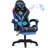 Hoffree Massage Ergonomic Gaming Chair with Bluetooth Speakers and RGB LED Lights-100105950