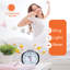 Quartz movement / Crystal Alarm Tabletop Clock in Black White