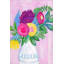 «Flowers In Vase» par Jill Lambert, reproduction sur toile tendue-17682669