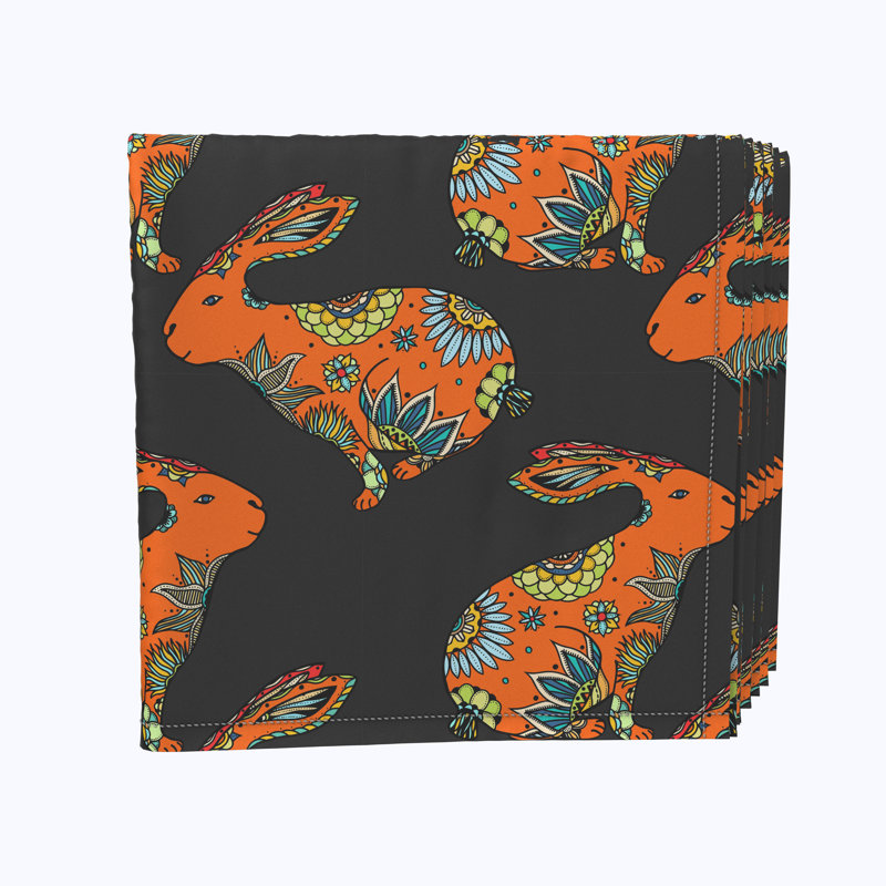 Polyester Animals/Nature Square Napkin
