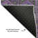 Premium Machine Washable Cerrito AMF574 Purple Rug
