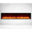Foyer électrique encastré Allysia - conception linéaire - flammes multicolores - 400 pieds carrés-37296623