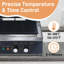 Gaufrier belge antiadhésif 10 grilles 1550W 110V