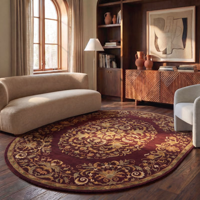 Tapis oriental en laine touffeté à la main Balthrop