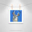 «Llama Jammin» imprimé sur papier-47479426