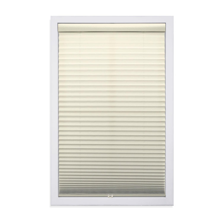 Coursey 1 inch Cordless Semi-Sheer Light Filtering Pleated Shade