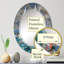 Miroir de salle de bain ovale mural-203586791