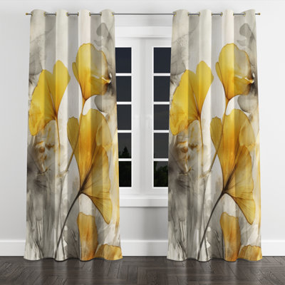 Byford - Palm Trees Blackout Grommet Curtain - 1 panel