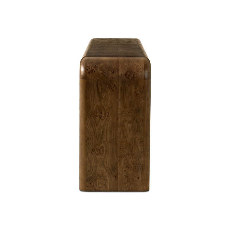 Daven Console Table-Rye Medium Burl Oak Veneer