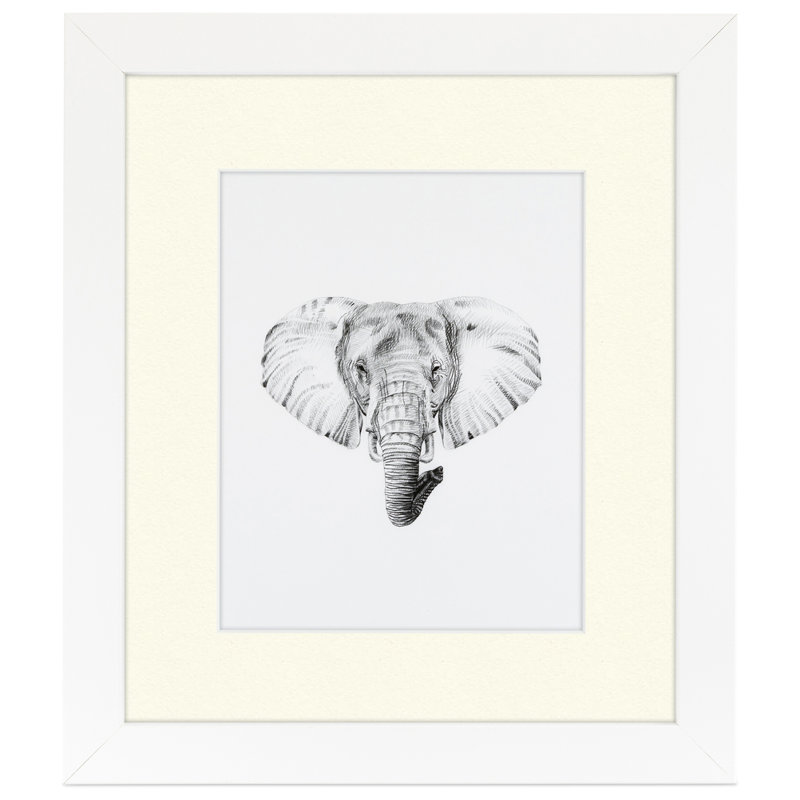 Matte Picture Frame with Mat, Brilliant White
