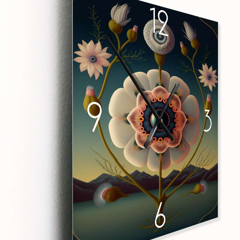Jerius - Horloges murales florales, Petit