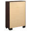 Commode de chambre à coucher à 5 tiroirs Brookes cacao foncé-93620377