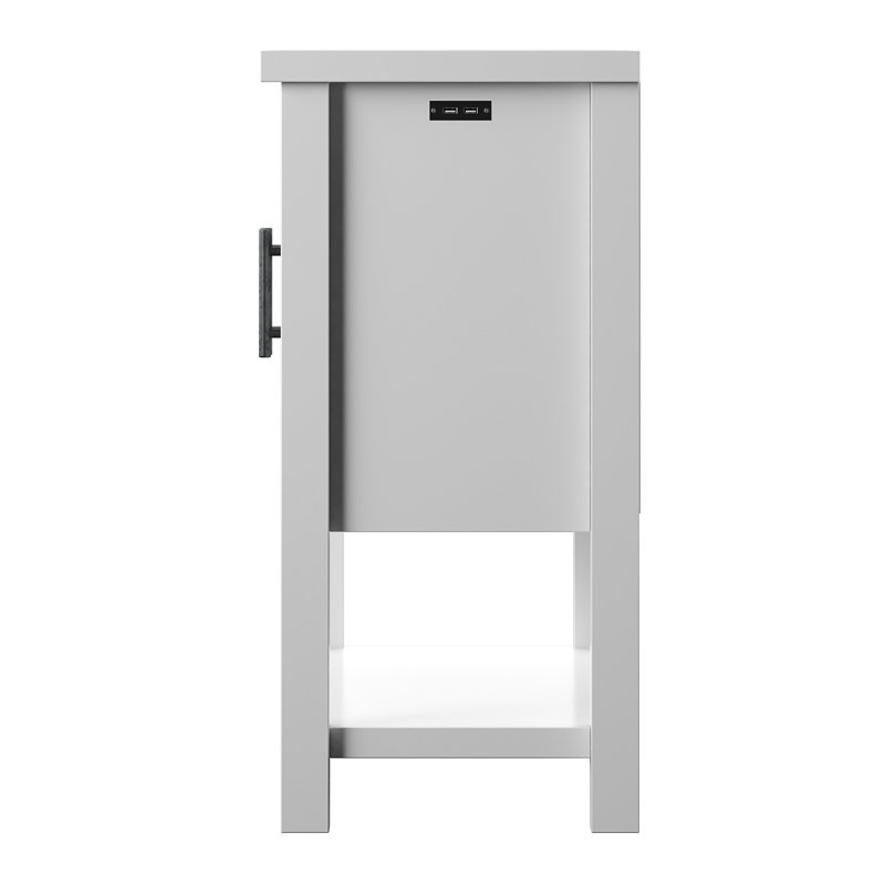 Bria Accent Cabinet, White