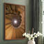 Spiraling II, reproduction encadrée - bois massif-1993575995-1993575999