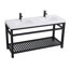 Ensemble de meuble-lavabo double 60 po Raya-1320389618