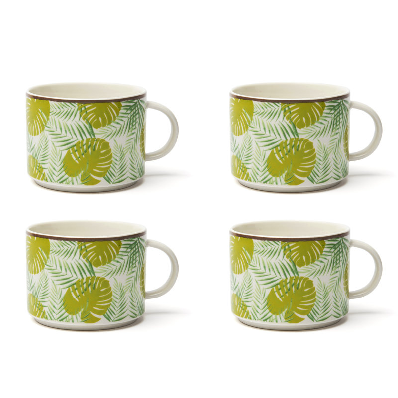 Foliage Porcelain New Bone China Cappuccino Cup