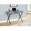 Bureau d'ordinateur contemporain en stratifié gris avec tiroirs de rangement pour bureau à domicile, installation à gauche et à droite, conception peu encombrante-130038966-130038967